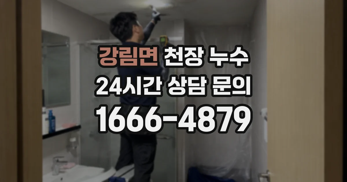 강림면 천장 누수
