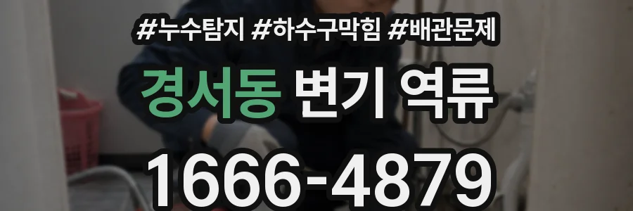 경서동 변기 역류