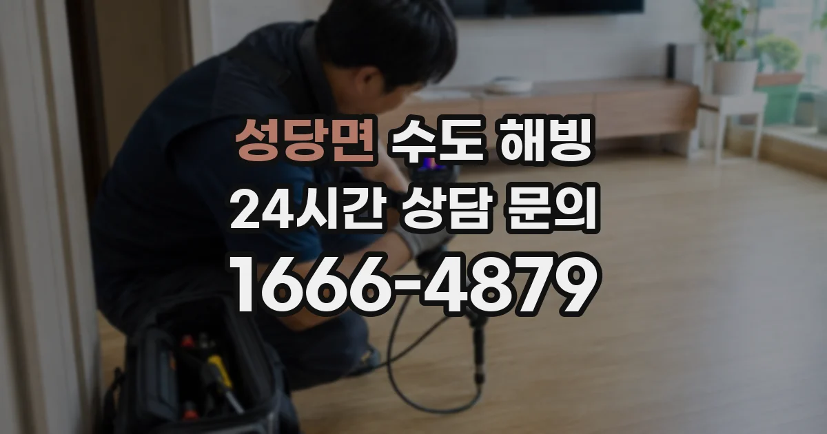 성당면 수도 해빙