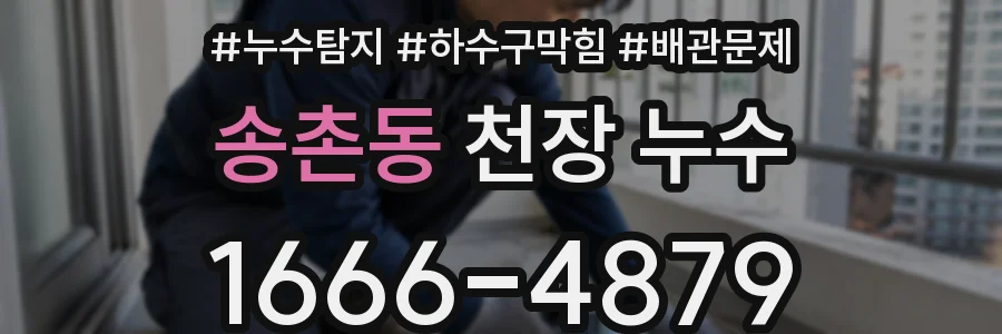 송촌동 천장 누수