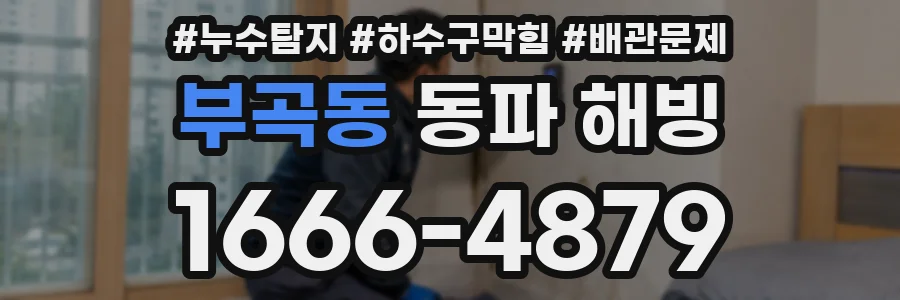 부곡동 동파 해빙