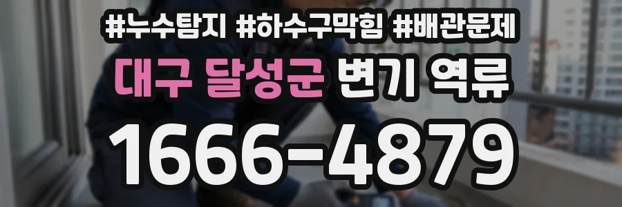 대구 달성군 변기 역류