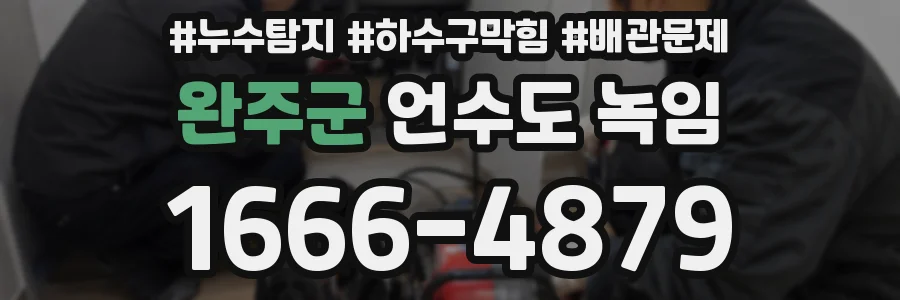 완주군 언수도 녹임