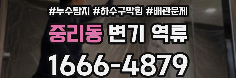 중리동 변기 역류