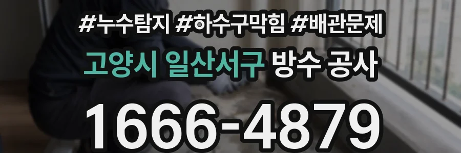 고양시 일산서구 방수 공사