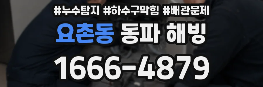 요촌동 동파 해빙