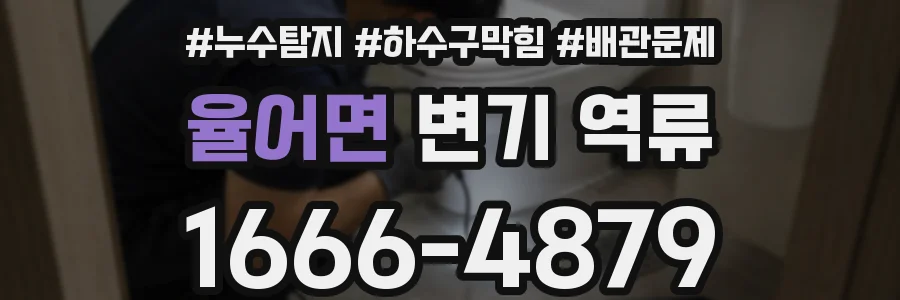 율어면 변기 역류