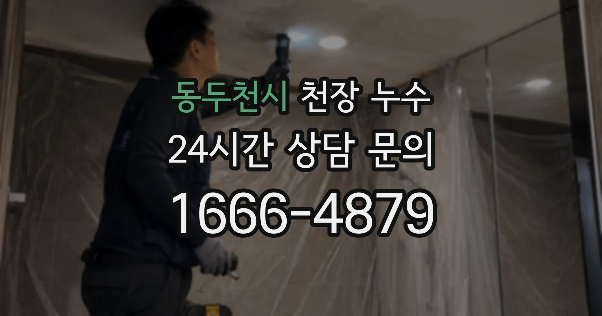 동두천시 천장 누수