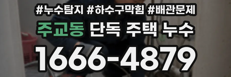 주교동 단독 주택 누수