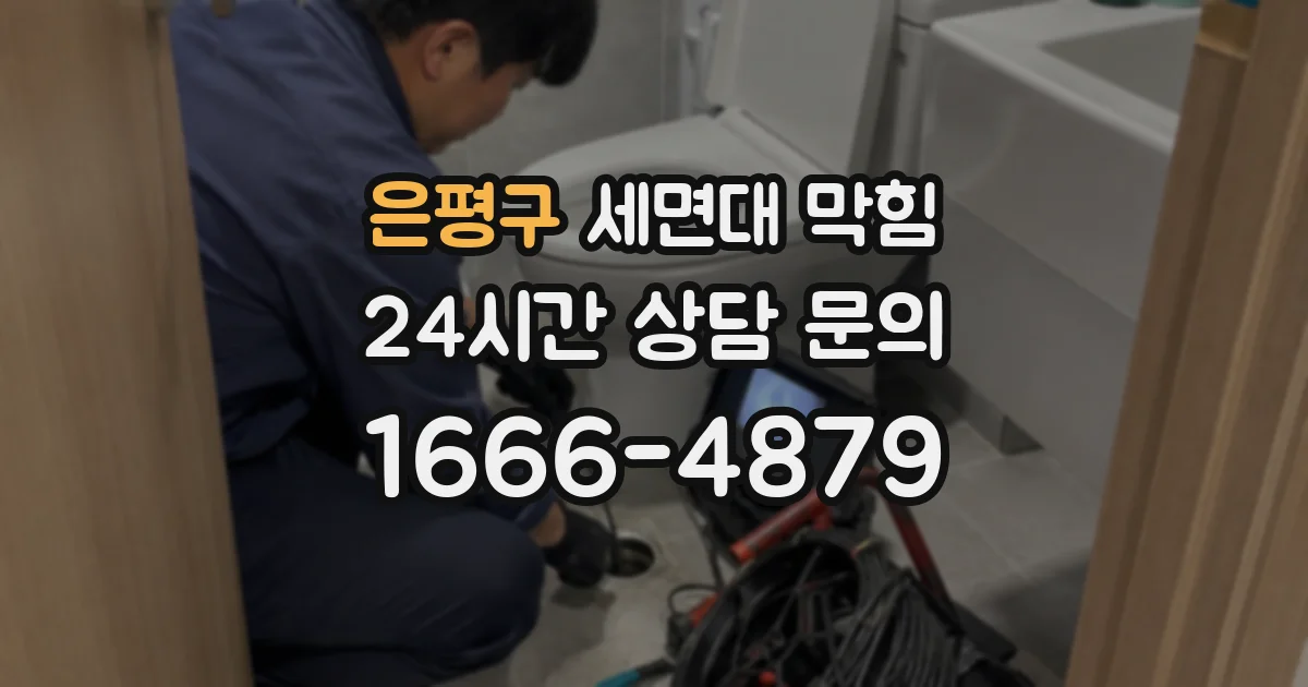 은평구 세면대 막힘