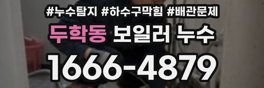 두학동 보일러 누수