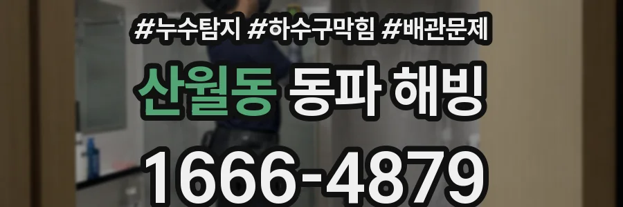 산월동 동파 해빙