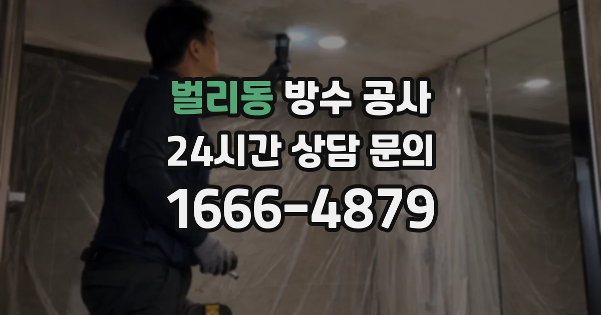 벌리동 방수 공사