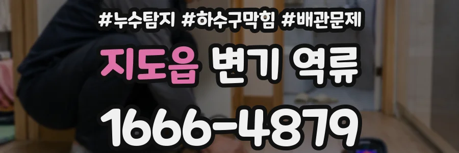 지도읍 변기 역류