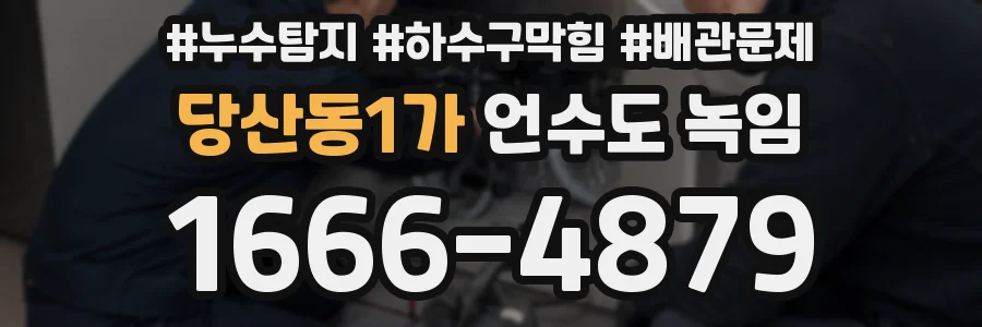 당산동1가 언수도 녹임