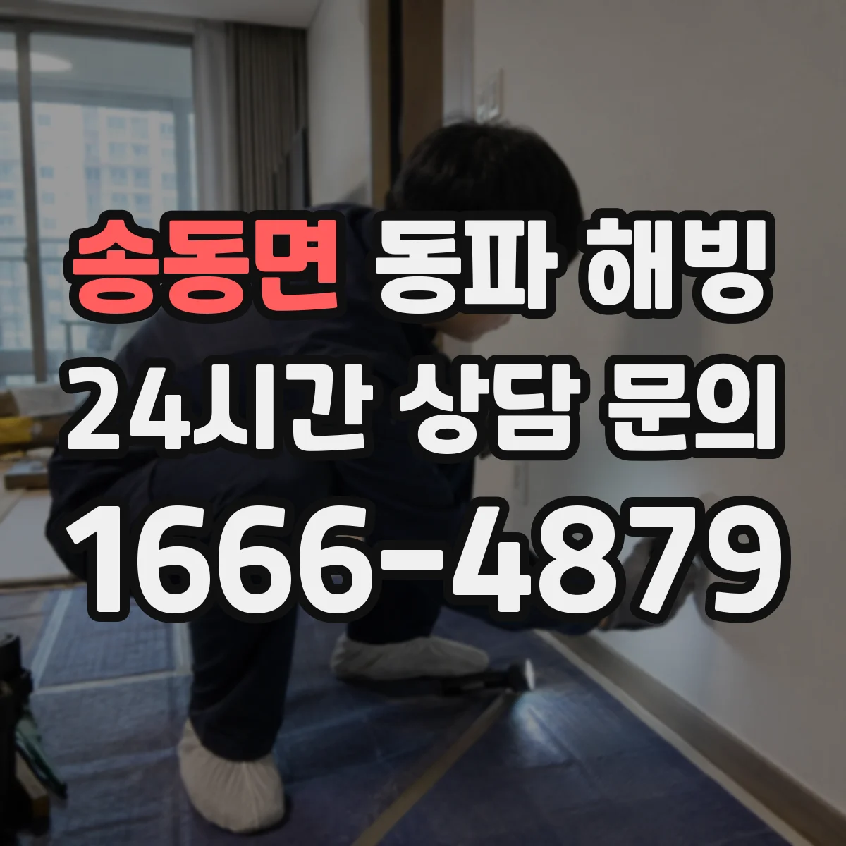 송동면 동파 해빙