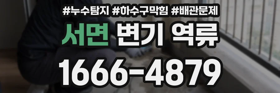 서면 변기 역류