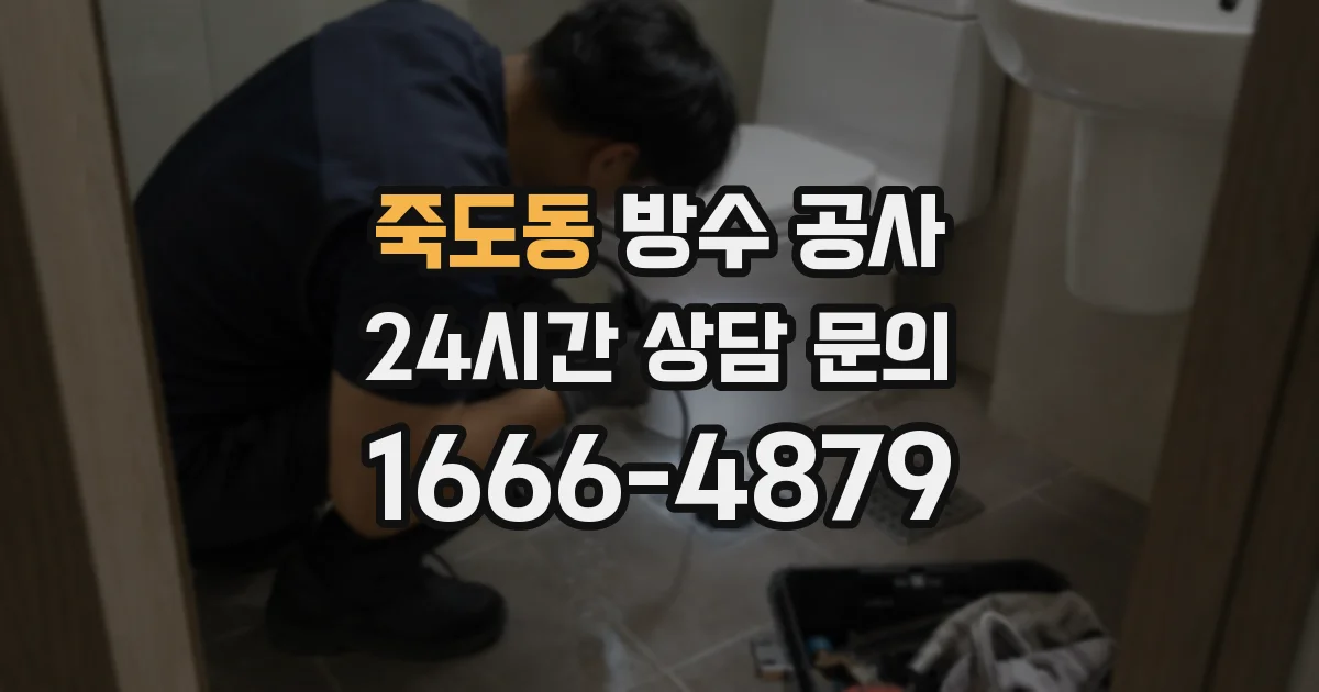 죽도동 방수 공사