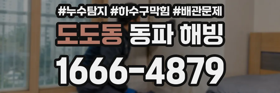 도도동 동파 해빙