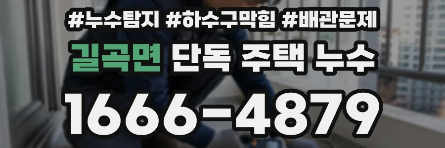 길곡면 단독 주택 누수