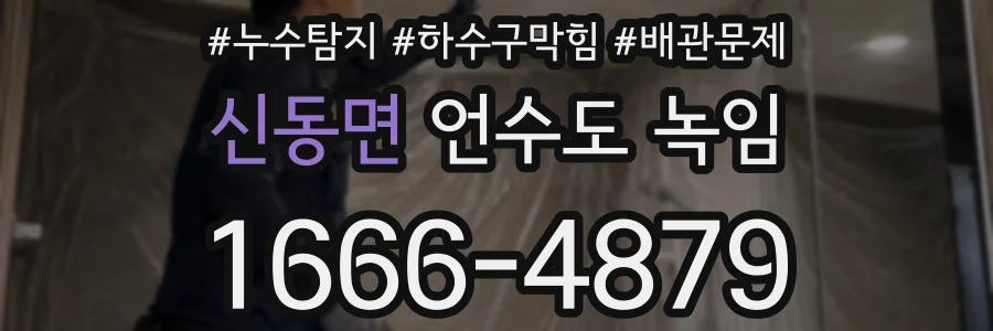 신동면 언수도 녹임