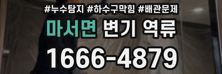 마서면 변기 역류
