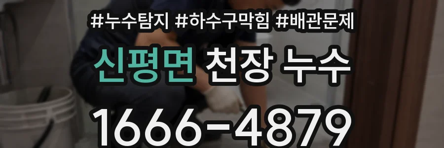 신평면 천장 누수