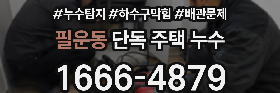 필운동 단독 주택 누수