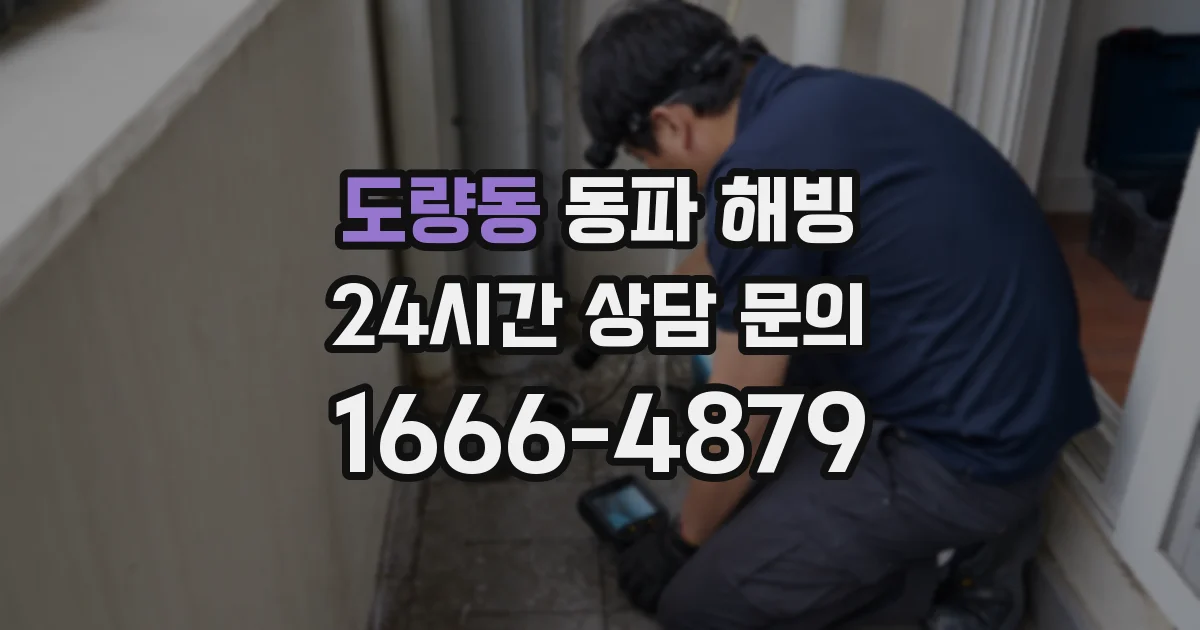 도량동 동파 해빙