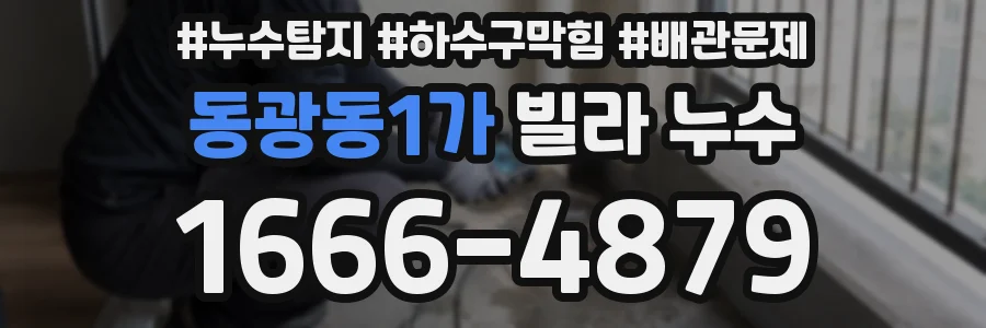 동광동1가 빌라 누수