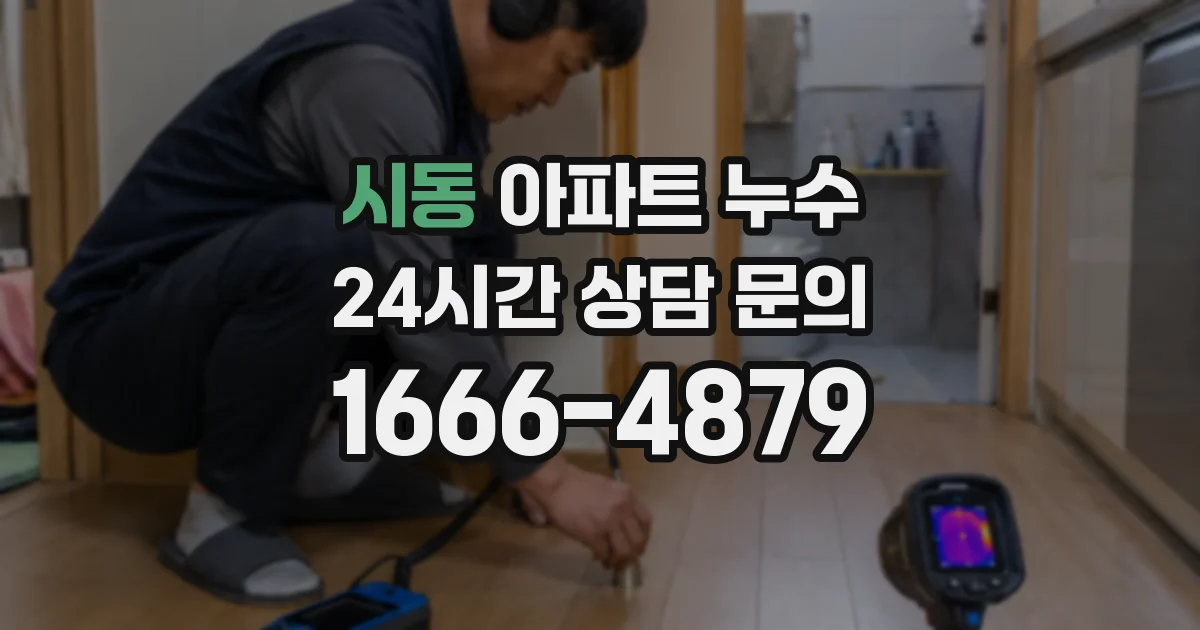 시동 아파트 누수