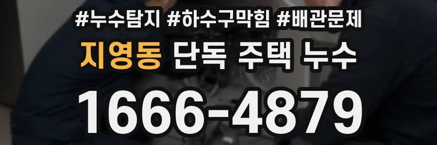 지영동 단독 주택 누수