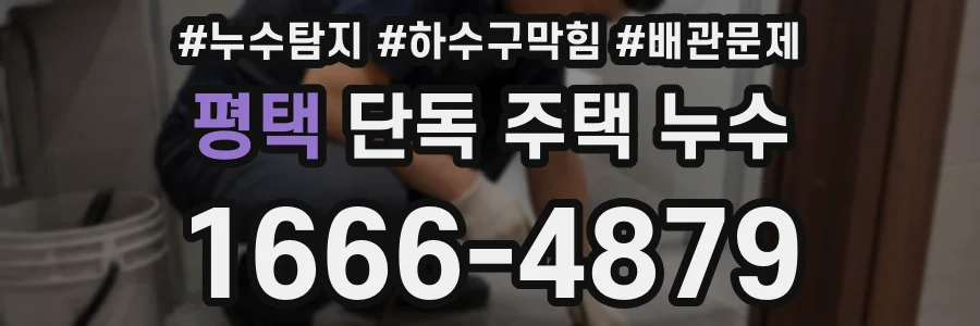 평택 단독 주택 누수