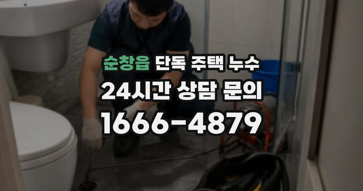 순창읍 단독 주택 누수