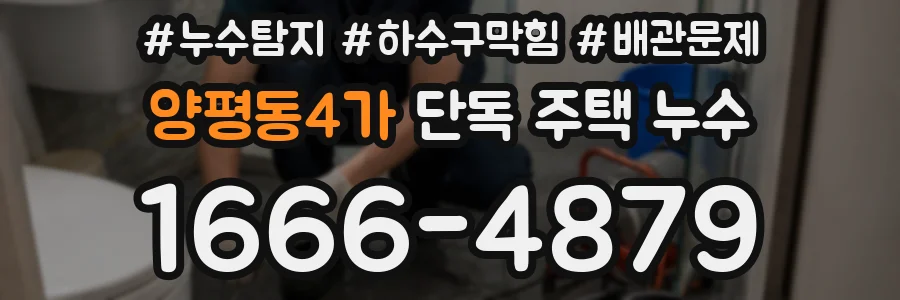 양평동4가 단독 주택 누수