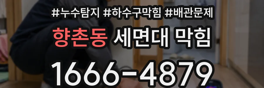 향촌동 세면대 막힘
