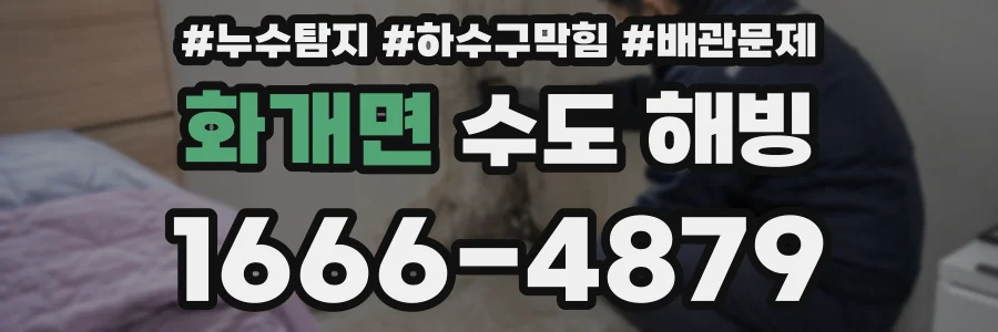 화개면 수도 해빙