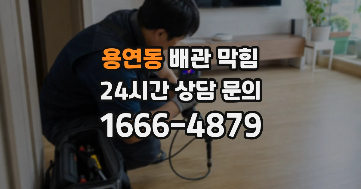 용연동 배관 막힘