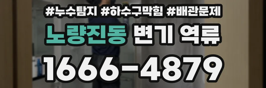 노량진동 변기 역류