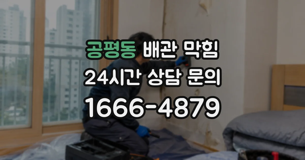 공평동 배관 막힘