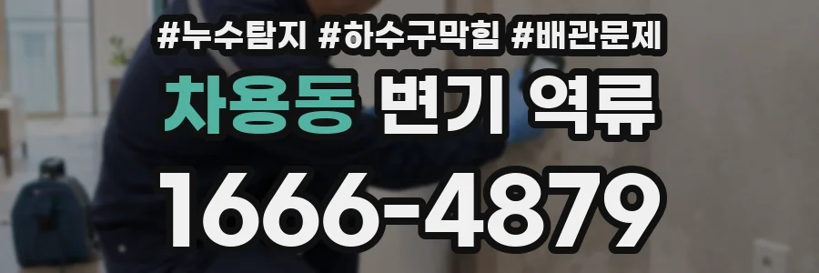 차용동 변기 역류