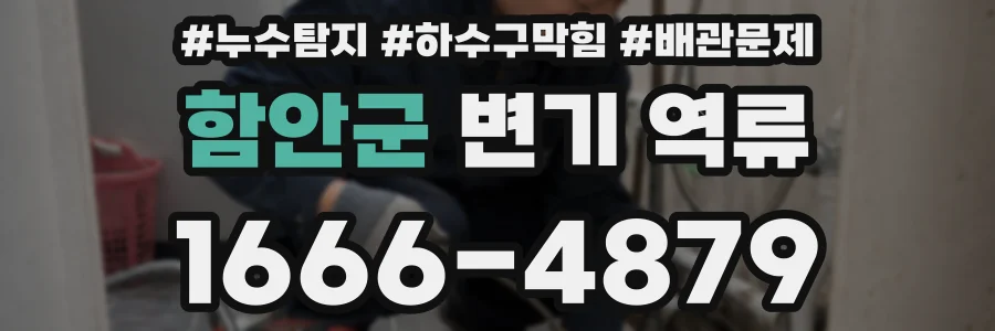 함안군 변기 역류