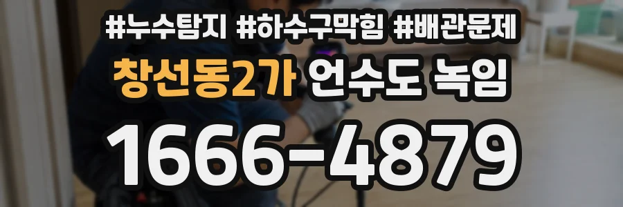 창선동2가 언수도 녹임