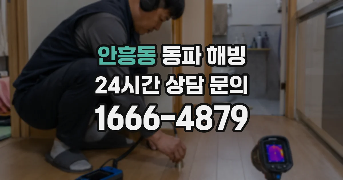 안흥동 동파 해빙