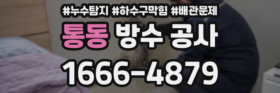 통동 방수 공사