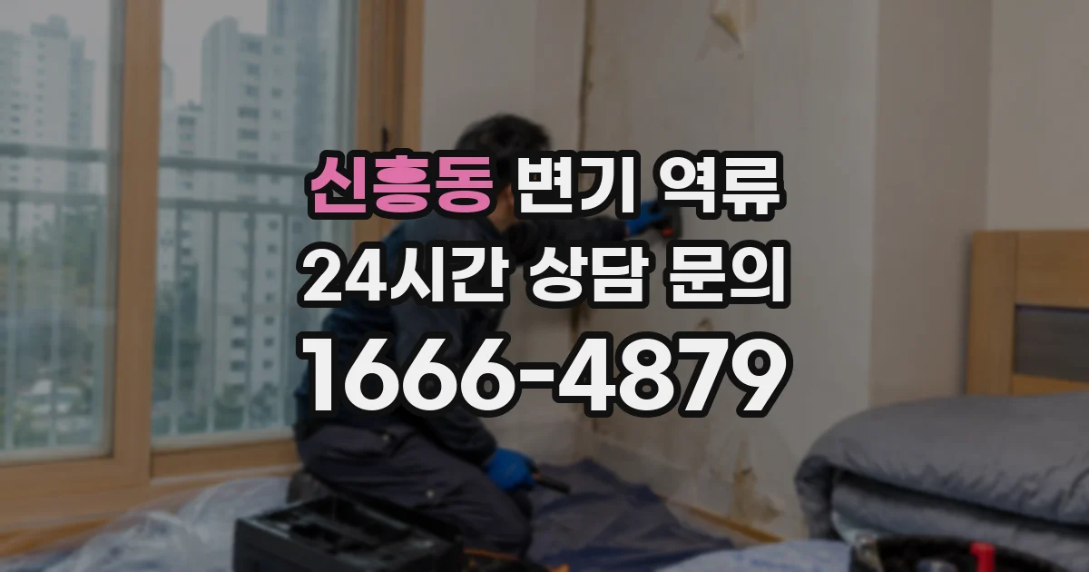 신흥동 변기 역류
