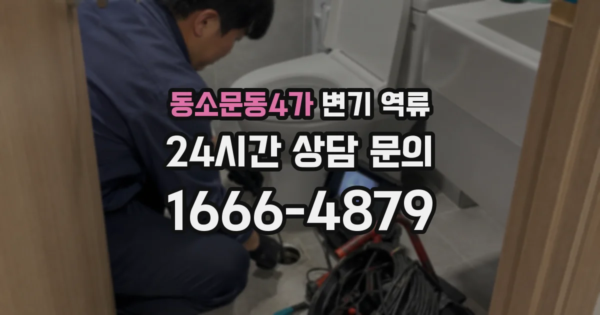 동소문동4가 변기 역류