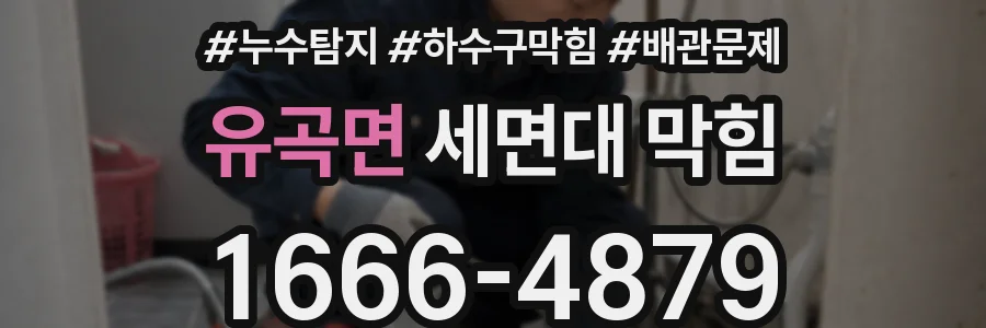 유곡면 세면대 막힘