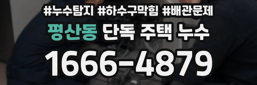 평산동 단독 주택 누수