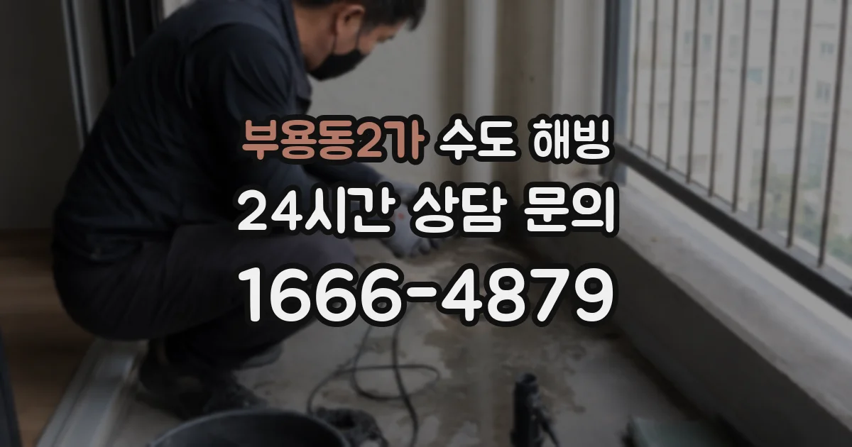 부용동2가 수도 해빙